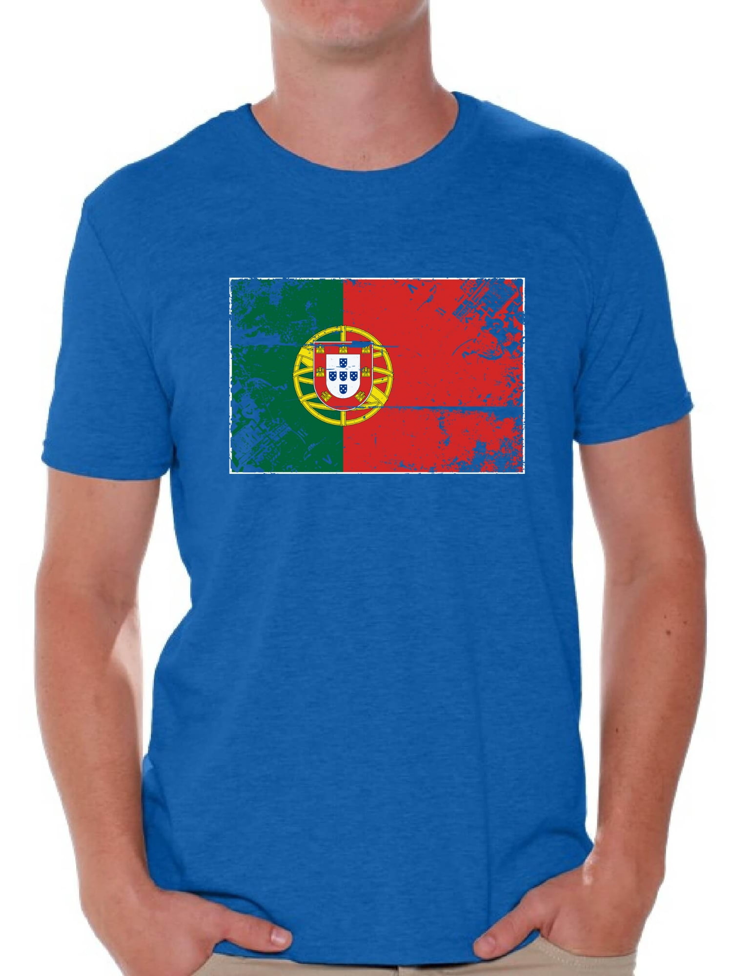 Awkward Styles Awkward Styles Portugal Flag Shirt for Men Portuguese Soccer Shirt Portugal