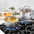 thumbnail image 4 of Cuisinart Pro 11-Piece Tri-Ply Stainless Steel Cookware Set, 4 of 9