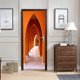thumbnail image 1 of (77x200cmF)Door Sticker Trompe l'oeil Effect 3D Interior PVC Wall Stickers for Decoration Wall Living Room Kitchen Bedroom Bathroom Wallpaper, 1 of 5