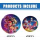 thumbnail image 2 of Super Bros Birthday Party Supplies 40 Pieces Plates for Super Bros Theme Party Decorations, 2 of 4