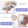thumbnail image 3 of Electric Nail Clipper, 2025 New 3 in 1 Automatic Nail Clipper with Polishing, Electric Nail Trimmer with 2 Adjustable Speeds Electric Toe Nail Clippers Nail Cutter for Baby Adult Seniors (White), 3 of 9