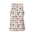 thumbnail image 5 of Xecao Tulips Flowers Men's Tank Top Workout Quick Dry Sleeveless Gym Jogging Muscle Shirts Summer Swim Beach Tops, 5 of 9