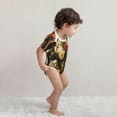 thumbnail image 4 of Yiaed Elegant Still Life Roses Print Infant Climbing Short Sleeve Onesie One-Piece Baby Bodysuit Clothes 0-12 Months -12 Months, 4 of 6