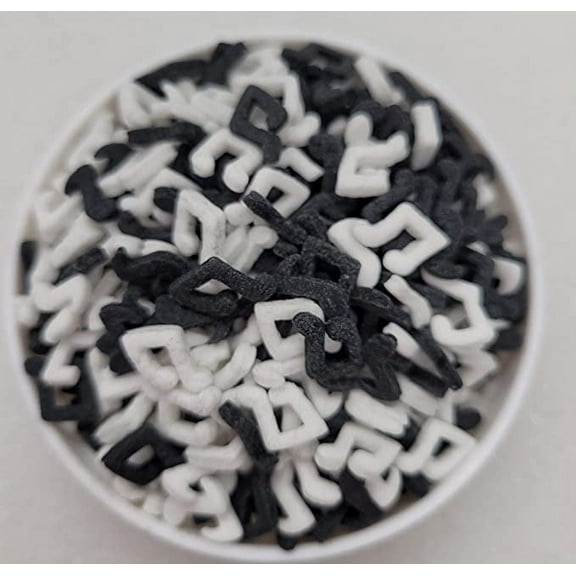 Musical Notes Quins Confetti Sprinkles, Cake, Cookie, Donut,  Birthday 4 oz