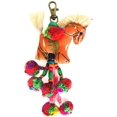 thumbnail image 1 of Porte-clés Boho avec Pompon Licorne Mignon, Porte-Clés Fait Main pour Femmes, Décoration de Sac à Main, 1 of 5