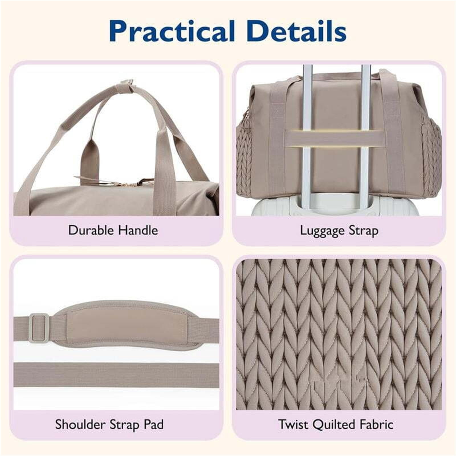 Diaper Bag Tote, Large Capacity Travel Diaper bags, Hospital Bag for Labor Delivery, Baby Bag with Pacifier Case elegant bag elegant shoulder bag large duffle bag