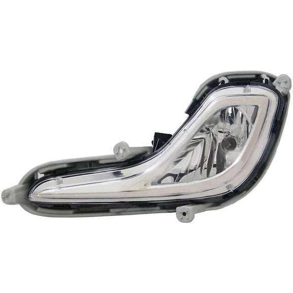 Left Fog Light - Compatible with 2012 - 2017 Hyundai Accent 2013 2014 2015 2016