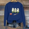 thumbnail image 2 of Chandail à Capuche pour Femmes Imprimé Lettre Col Rond Haut Doux Confortable Décontracté Manches Longues pour Automne Hiver Mode, 2 of 3