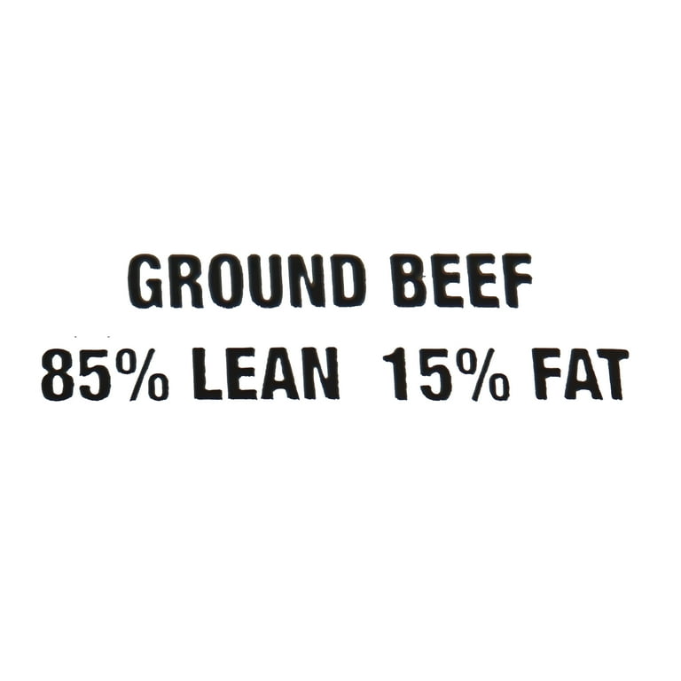 85% Lean/15% Fat Ground Beef, 1lb Roll, Frozen