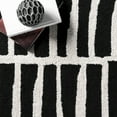thumbnail image 6 of nuLOOM Lemuel Hand Tufted Wool Runner Rug, 2' 6" x 8', Black, 6 of 9