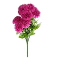 thumbnail image 2 of Artificial Marigold Flowers, 10-Headed 17 Inch Silk Marigold Flower Heads Bouquet for Day of The Dead Decor Diwali Halloween Decoration Home Decoration, 2 of 7