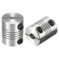 thumbnail image 6 of Uxcell 2PCS Motor Shaft 4mm to 6mm Helical Beam Coupler Coupling 20mm Dia 25mm Length, 6 of 6