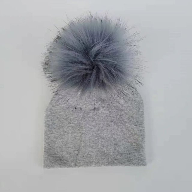 Gorros de invierno con pompón para bebé, accesorios para fotos de recién nacido, gorro para niño y niña
