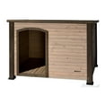 thumbnail image 4 of Precision Extreme Outback Log Cabin Dog House - Grey - Medium, 4 of 5