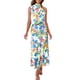 thumbnail image 1 of Vestido Maxi de Satén sin Mangas con Cuello Simulado para Mujer PRETTYGARDEN Talla S, 1 of 6