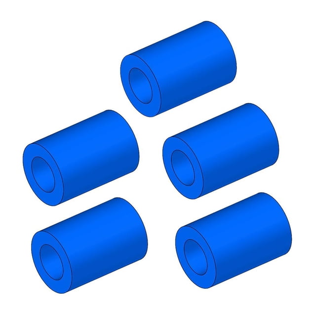 Envoltura de cubierta Del Silicón de Pelícu Protectora de Protección Del Cable de 5pcs Hecha de Silicona Azul 1 DYNWAVEMX Protector del cuadro del cable de la bicicleta