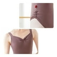 thumbnail image 5 of Ballet Leotards Women Camisole Dance Leotard Drawstring Vest Leotard Gymnastics Leotard Dancing Bodysuit Adults Dancewear, 5 of 14