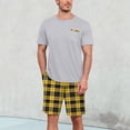 thumbnail image 2 of GYUJNB Ensemble de Pyjama pour Hommes à Manches Courtes, Pyjama pour Hommes Doux et Confortable, Ensemble de Vêtements de Nuit pour Hommes avec Poches, 2 of 5