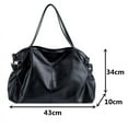 thumbnail image 4 of Big Tote Bags for Women Roomy Handbag Soft Leather Crossbody Bag Ladies Travel Shoulder Bag  Large Hobo Shopper Bag, 4 of 7