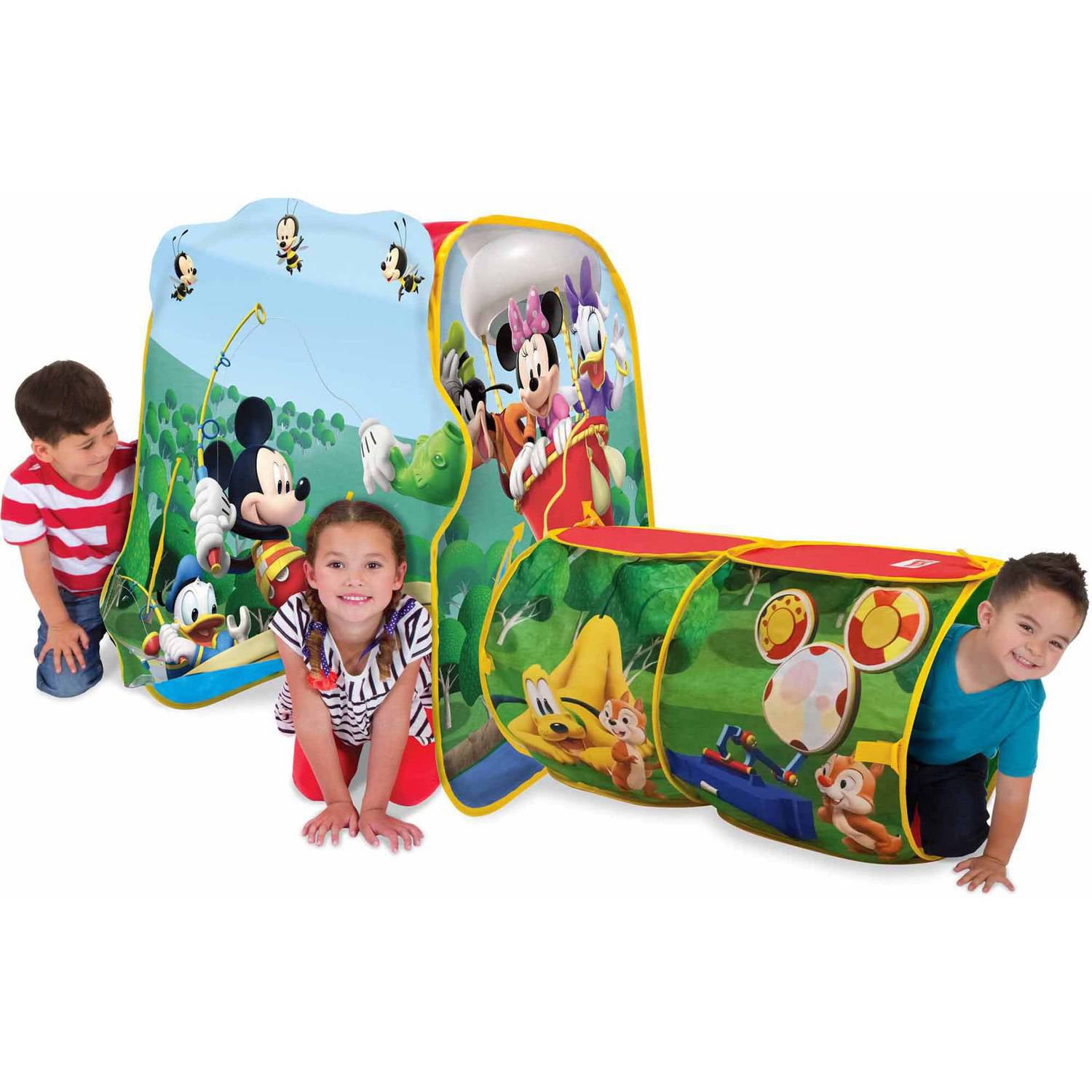 mickey mouse tent and tunnel