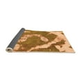 thumbnail image 2 of Ahgly Company Indoor Rectangle Abstract Orange Modern Area Rugs, 3' x 5', 2 of 4