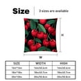 thumbnail image 5 of Cherry Covers - Set of 2 Throw Pillow Covers with Unique Patterns for Living Room Decor - Available in 16x16, 18x18, and 20x20 Inches Throw Pillows for All Occasions, 5 of 6