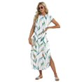 thumbnail image 2 of Vestido largo de vacaciones en la playa HimOne 2025 con bolsillos, 2 of 5