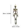 thumbnail image 3 of Halloween Horror Costume Simulation Skeleton Trick Props Bar Decoration, 3 of 4