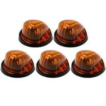 5pcs Top Cab Marker Light Roof Running Lamps Yollew Covers Lens Yellow LED Light for GMC C1500 1979-1984 1986