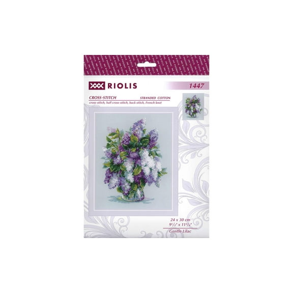 Riolis Cross Stitch Kit Gentle Lilac