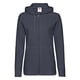 thumbnail image 1 of Fruit Of The Loom - Chaquetilla ligera con capucha para mujer (Azul oscuro), 1 of 3