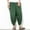 #500-Green, variant on Handshe Men's Solid Color Loose Fit Harem Capri Pants Casual Comfortable for Everyday Wear,Plus Size