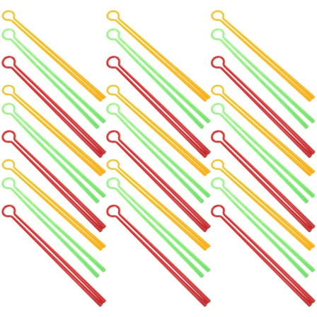 IBASETOY 35Pcs Plastic Spiral Hair Perm Rod Hairdressing Rod for Home Use and Travel