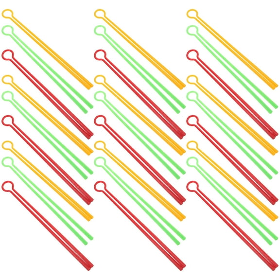 IBASETOY 35Pcs Plastic Spiral Hair Perm Rod Hairdressing Rod for Home Use and Travel