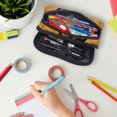 thumbnail image 7 of PhooArto Pencil Case, Retro Sunflower Donkey Large Capacity Pencil Pouch Stationery Pen Bag, 7 of 7