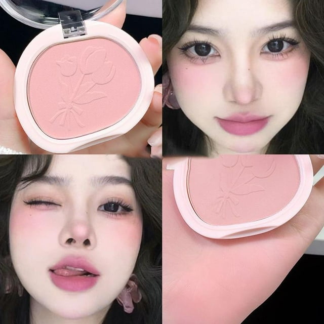 NOVO Natural Nude Makeup Enhances Complexion Blush Makeup Rouge Palette Long Face Blusher