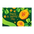 thumbnail image 3 of YOHAVEN St Patrick's Day Flags Banner, Double Printed Shamrocks Luck Green Yard Sign Poster Decorations for Garden Patio Home Party Irish Holiday Celebration, 3 of 5