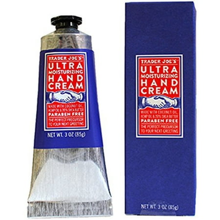 Trader Joe's Ultra Moisturizing Hand Cream - 20% Pure Shea Butter, Enriched with Hemp Seed Oil & Coconut Oil essential fatty acids, Paraben Free, skin-friendly Antioxidant Vitamins C & E