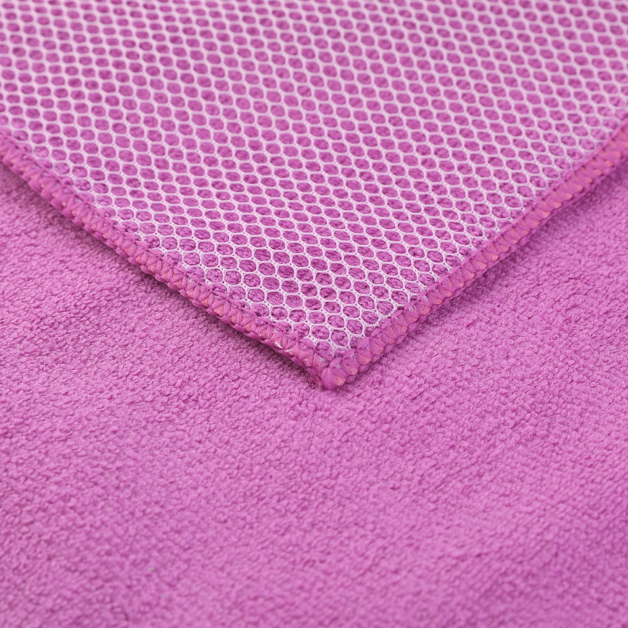 REGALWOVEN 10 Pack Kitchen Dish Towel Set Absorbent Microfiber Cleaning Cloths Rose Red 12' x 12'