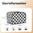 thumbnail image 5 of Lsque Gear Tools Print 2 Slice Toaster Cover , Kitchen Appliance Dustproof Protector , Toaster Protector Dustproof Kitchen Appliance Cover, 5 of 7