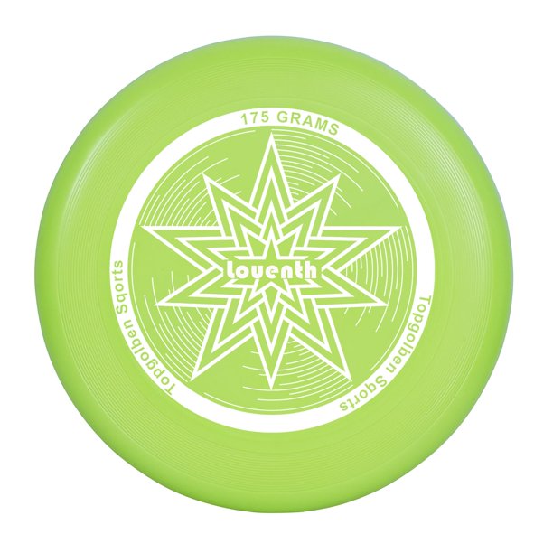 Disco volador Louenth, 27 cm, 175 g, profesional, deportivo, verde
