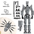 thumbnail image 2 of Figures Modelo Robot Forma para Ventiladores Coleccionistas (Graphite Gray), 2 of 9