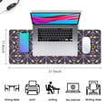 thumbnail image 5 of Long Mouse Pads for Desk,Multicolor Ethnic Geometric Pattern Desk Mats on Top Of Desks, Desk Mouse Pad Extra Large with 3mm Non-Slip Base and Stitched Edge for Gaming,Office,Work,Home 31.5"x11.8", 5 of 6