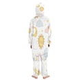 thumbnail image 3 of Vzayyk 4T-14Y Size Aviliable Cozy One-Piece Footless Sleeper Pajama Sun Stars and Moon, 3 of 8