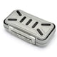 thumbnail image 1 of Caja de aparejos de pesca impermeable con compartimento resistente a impactos, ajustable para anzuelos, señuelos y pastillas, color gris, 1 of 14