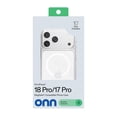 thumbnail image 7 of onn Clear Phone Case for iPhone 18 Pro / 17 Pro, MagSafe Compatible, 7 of 7