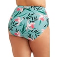 thumbnail image 3 of Terra & Sky Women's Plus Size Bora Bora High Waist Swimsuit Bottom, 3 of 4