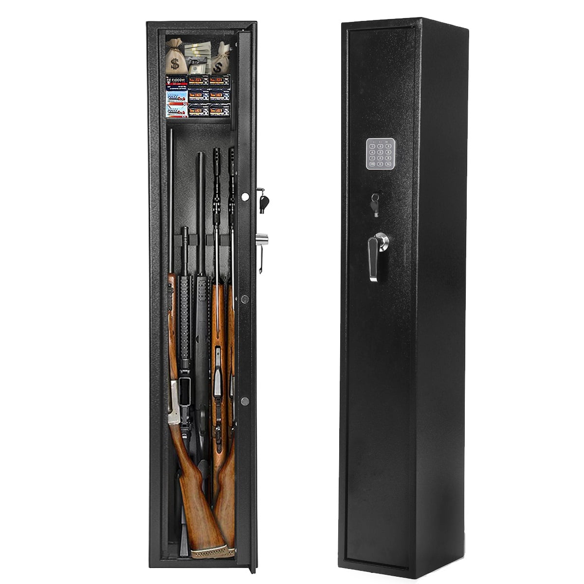 Special Designed For Rifle With Big Scope Rifle Holder Rack Inside The Gun Safe 