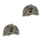 thumbnail image 1 of Moyic Gorros de baño para ducha, gorro elástico impermeable con estampado de flores, gorro rizado, accesorios de peluquería, estampado de leopardo Estampado de leopardo negro 2piezas Moyic CBP381422, 1 of 6