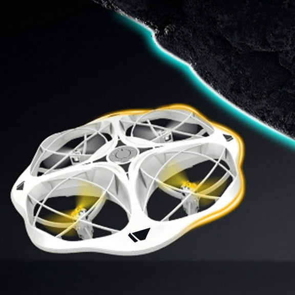 ABPWLY Toys Remote Control UFO Drone with Stunt 360 Roll Obstacle Avoidance LED Lights for Kids Beginners Toys for Boys